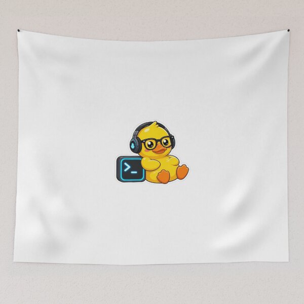 Item preview, Rubber Duck Debugger Cute Coding Companion Tech Sticker designed and sold by NEL-BOX.