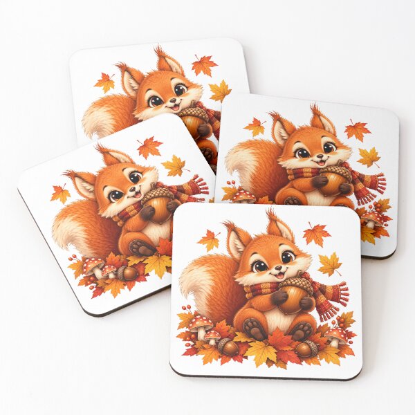 Item preview, Cute Autumn Squirrel with Acorn designed and sold by MySthore.