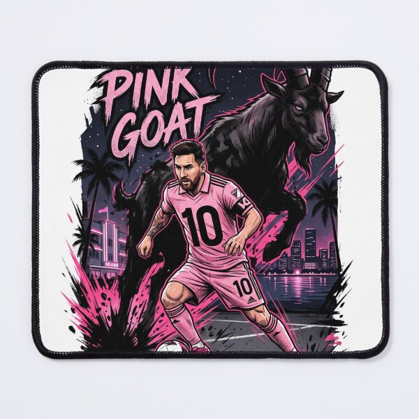 Item preview, The Pink GOAT Miami Soccer Legend designed and sold by Pandora´s Box.