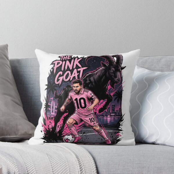 Item preview, The Pink GOAT Miami Soccer Legend designed and sold by Pandora´s Box.