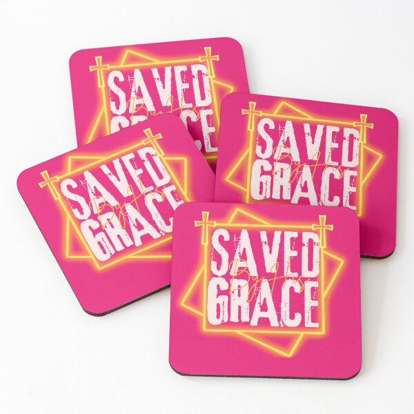 Item preview, Saved By Christ -  Christianity Inspirational Bible Verses  - Birthday Gifts For Him - Pink designed and sold by Doiemacreations.