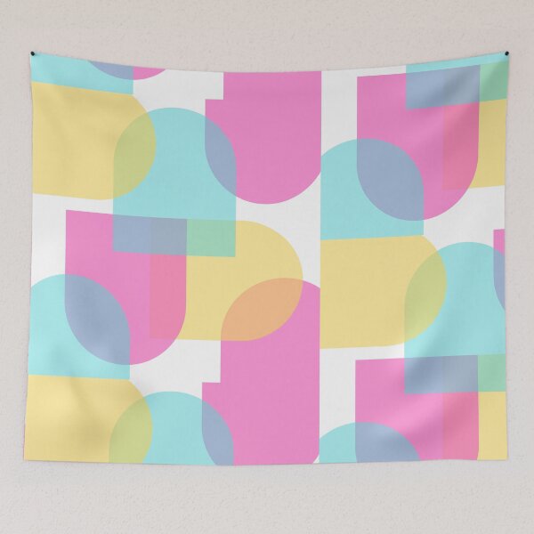 Item preview, CMY Cyan Magenta Yellow Big Bold Pattern designed and sold by Swish-Designs.