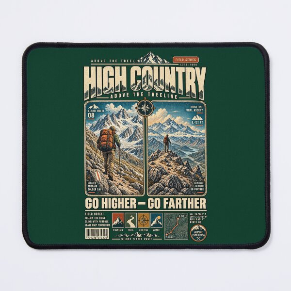 Item preview, HIGH COUNTRY — ABOVE THE TREELINE designed and sold by KrungiT Design .