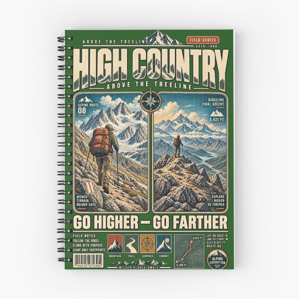 Item preview, HIGH COUNTRY — ABOVE THE TREELINE designed and sold by KrungiT Design .