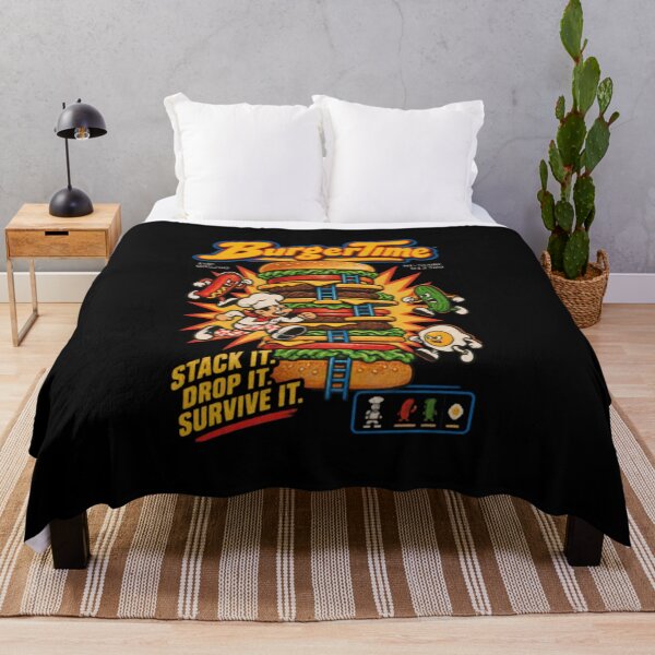 Item preview, The Great Burger Stack Job - Retro Arcade Chef designed and sold by NiremmeeArt.