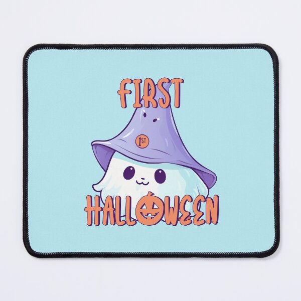Item preview, First Halloween (on Aqua) designed and sold by PawsitiveMum3.