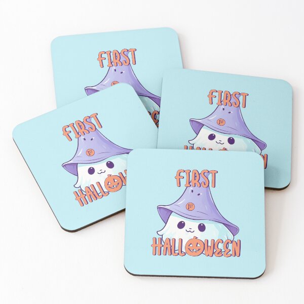Item preview, First Halloween (on Aqua) designed and sold by PawsitiveMum3.