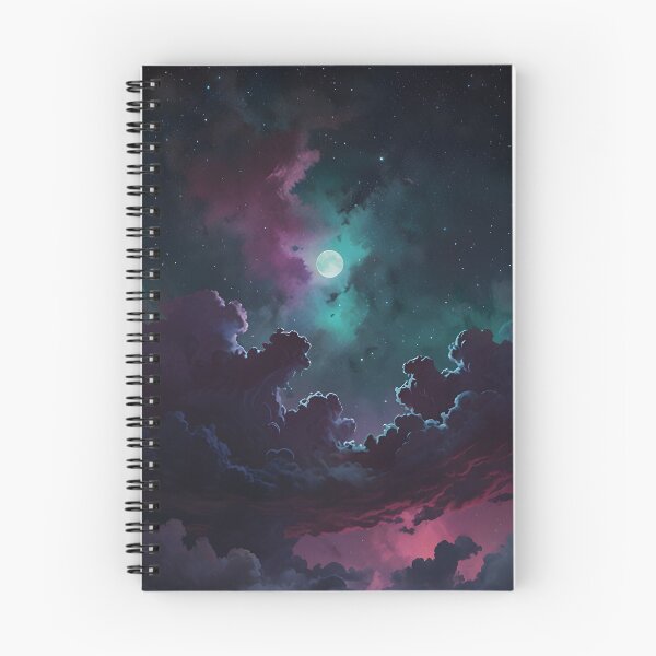 Item preview, Celestial Night Sky Anime Clouds designed and sold by Jo Art.