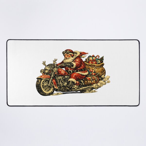 Item preview, Biker Santa Claus Motorcycle Vintage 1950s Christmas Gift designed and sold by Artycom.