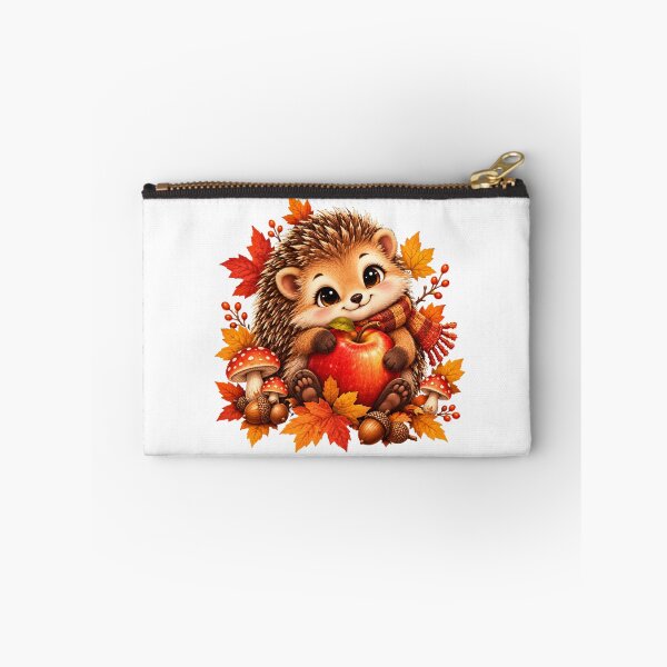 Item preview, Cute Autumn Hedgehog with Apple designed and sold by MySthore.