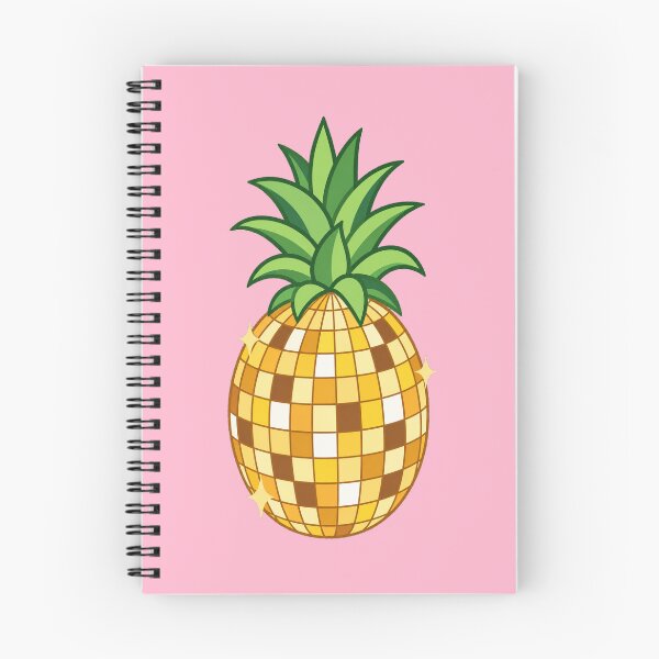 Item preview, Golden Disco Ball Pineapple. Retro Tropical Fruit. designed and sold by CoCoArt-Ua.