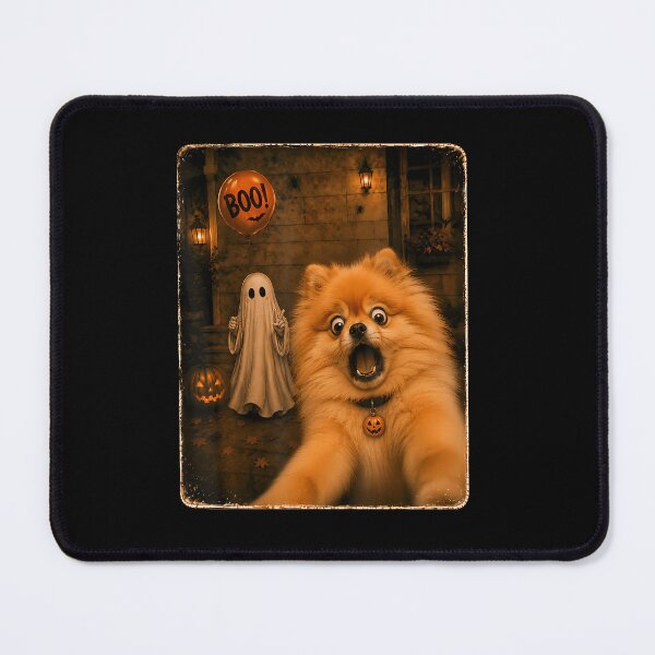 Item preview, Pomeranian Dog Ghost Selfie Boo Balloon Halloween Costume designed and sold by RealestInternet.