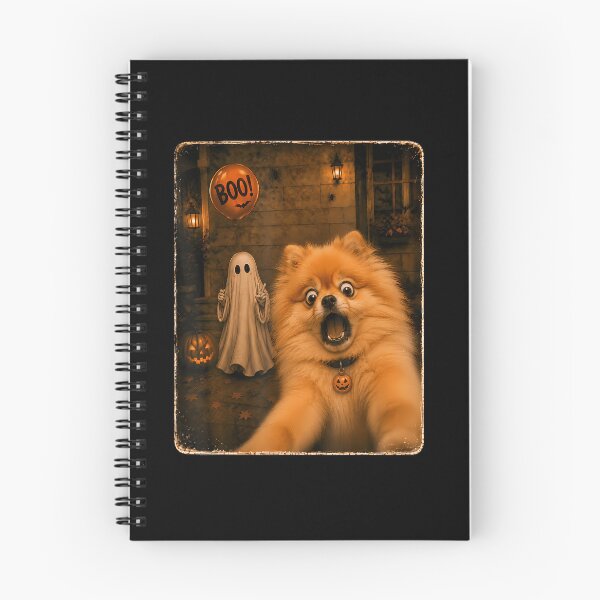 Item preview, Pomeranian Dog Ghost Selfie Boo Balloon Halloween Costume designed and sold by RealestInternet.