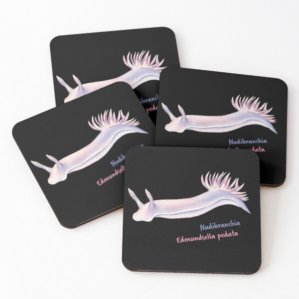 Item preview, Watercolor Nudibranch Edmundsella Pedata designed and sold by Litely.