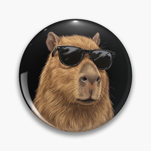 Item preview, Cool Capybara designed and sold by VelvetRoom.