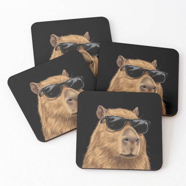 Item preview, Cool Capybara designed and sold by VelvetRoom.