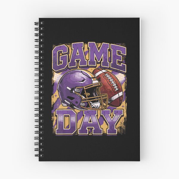 Item preview, Game Day Football Purple And Gold designed and sold by RealestInternet.