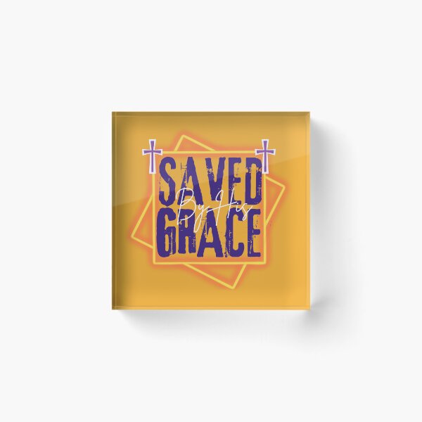 Item preview, Saved By Christ -  Jesus Inspirational Words  - Birthday Gifts For Mom - Orange designed and sold by Doiemacreations.