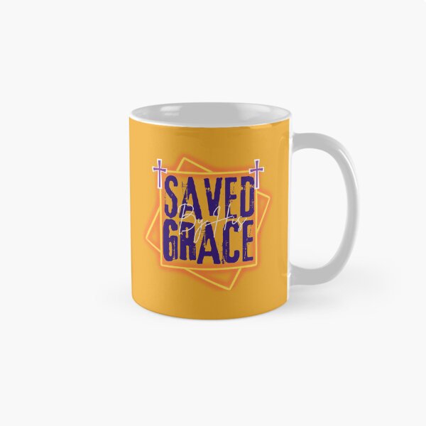 Item preview, Saved By Christ -  Jesus Inspirational Words  - Birthday Gifts For Mom - Orange designed and sold by Doiemacreations.