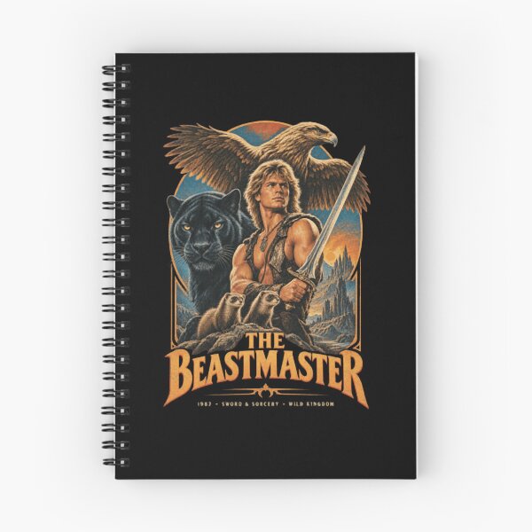 Item preview, The Three Beasts - The Beastmaster 1982 Retro Fantasy designed and sold by NiremmeeArt.