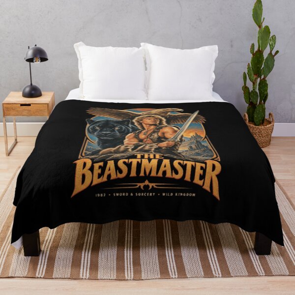 Item preview, The Three Beasts - The Beastmaster 1982 Retro Fantasy designed and sold by NiremmeeArt.