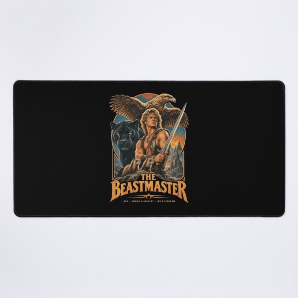 Item preview, The Three Beasts - The Beastmaster 1982 Retro Fantasy designed and sold by NiremmeeArt.