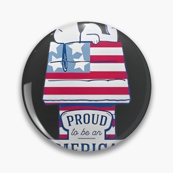 Item preview, Proud American Snoopy Doghouse Flag Patriotic Design designed and sold by CG737.