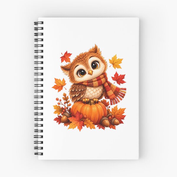 Item preview, Cute Autumn Owl on Pumpkin designed and sold by MySthore.