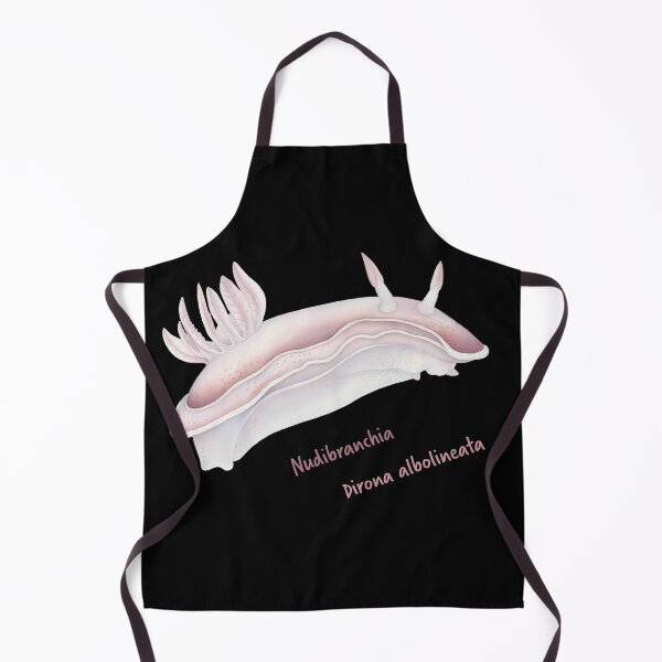 Item preview, Watercolor Nudibranch Dirona Albolineata designed and sold by Litely.
