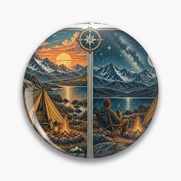 Item preview, WILD CAMP — SLEEP UNDER OPEN SKIES designed and sold by KrungiT Design .