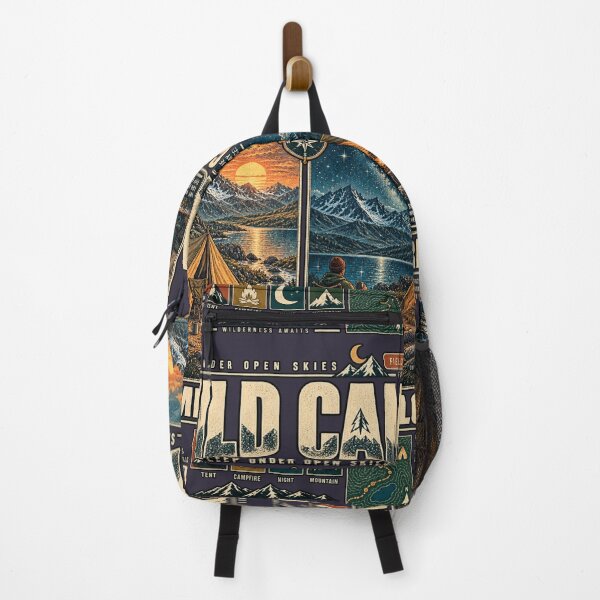 Item preview, WILD CAMP — SLEEP UNDER OPEN SKIES designed and sold by KrungiT Design .