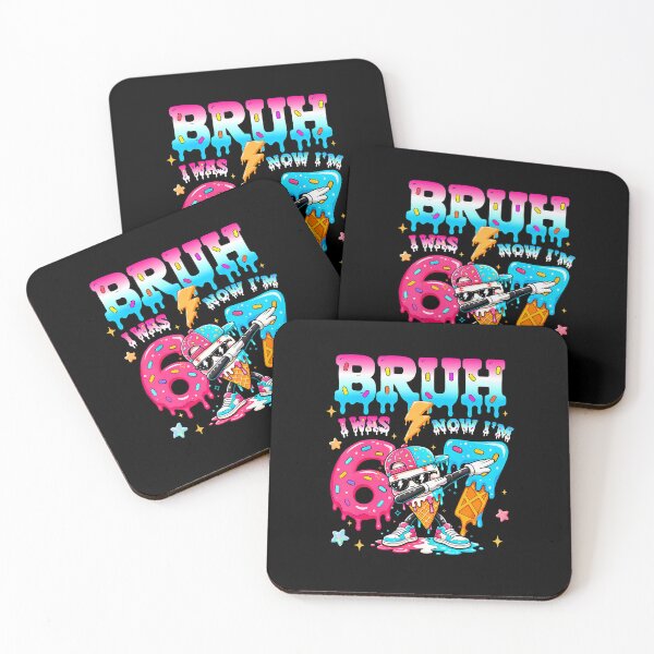Item preview, Bruh I Was 6 Now I'M 7 Ice Cream Dabbing 7Th Birthday Drip  designed and sold by RealestInternet.