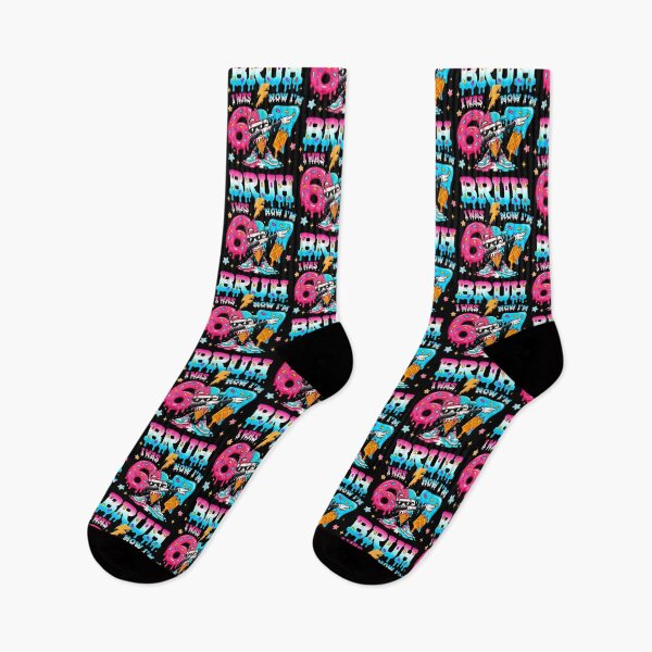 Item preview, Bruh I Was 6 Now I'M 7 Ice Cream Dabbing 7Th Birthday Drip  designed and sold by RealestInternet.