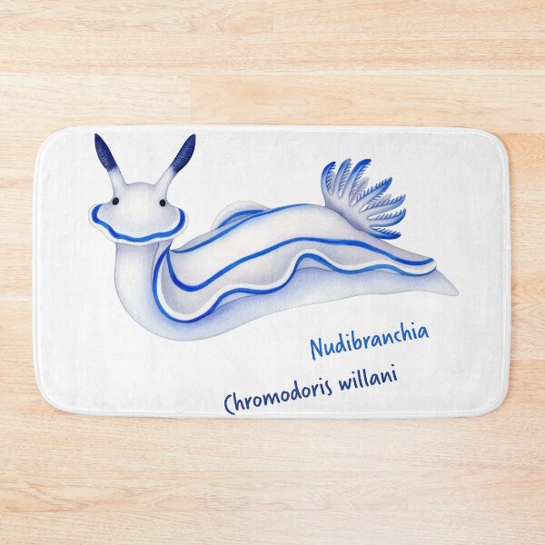 Item preview, Watercolor Nudibranch Chromodoris Willani designed and sold by Litely.