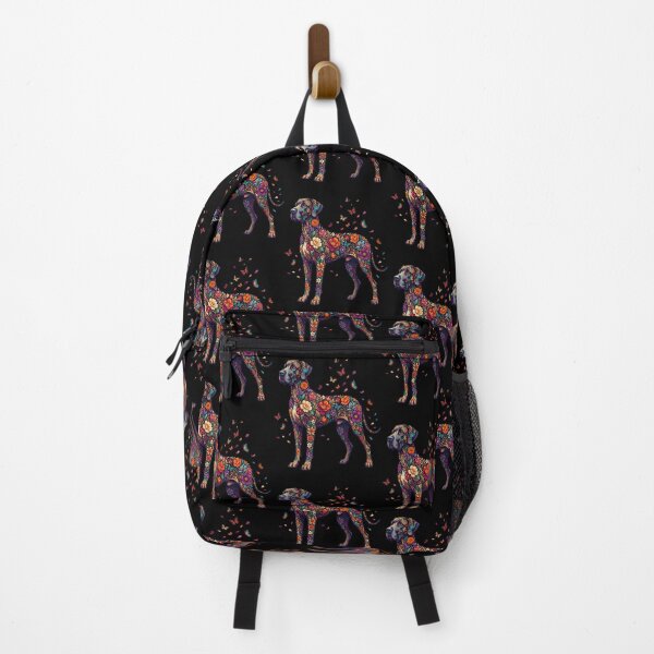 Item preview, Great Dane Dog Colorful Floral Butterfly Flowers Botanical designed and sold by RealestInternet.