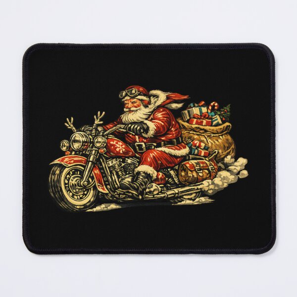 Item preview, Biker Santa Claus Motorcycle Vintage 1950s Christmas Gift designed and sold by Artycom.