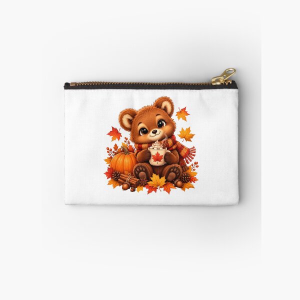 Item preview, Cute Autumn Bear with Hot Cocoa designed and sold by MySthore.