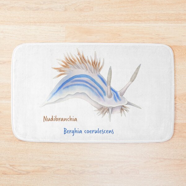 Item preview, Watercolor Nudibranchia Berghia Coerulescens designed and sold by Litely.