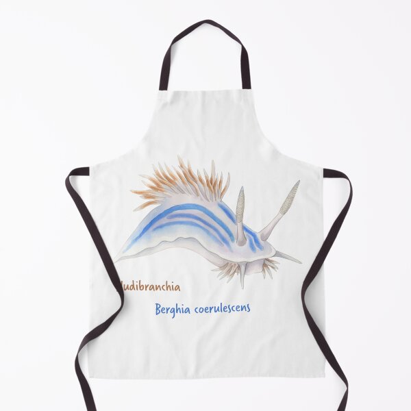 Item preview, Watercolor Nudibranchia Berghia Coerulescens designed and sold by Litely.