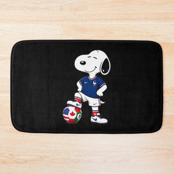 Item preview, Funny Snoopy Soccer Player Design Featuring France World Cup Team Spirit designed and sold by CG737.