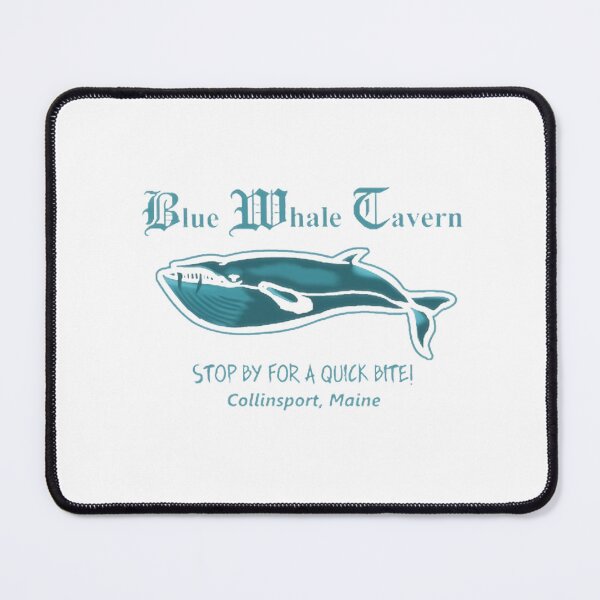 Item preview, Dark Shadows Blue Whale Tavern Vintage Nautical Bar Illustration designed and sold by Mprod.