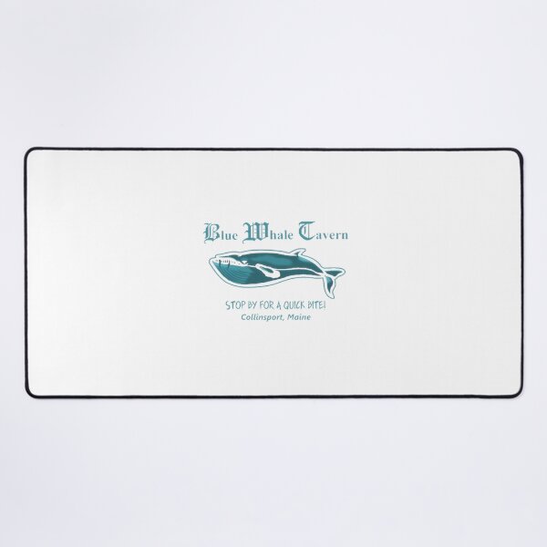 Item preview, Dark Shadows Blue Whale Tavern Vintage Nautical Bar Illustration designed and sold by Mprod.