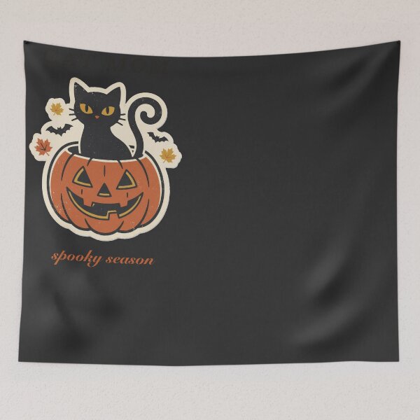 Item preview, Cat Mom Spooky Season Black Cat in Pumpkin designed and sold by RetroThreadWorks.
