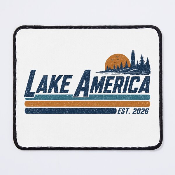 Item preview, Lake America Great Lakes Vintage Graphic EST 2026 designed and sold by Thread&Fable.
