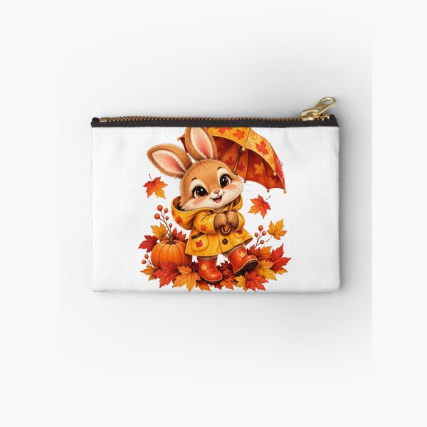 Item preview, Cute Autumn Bunny with Umbrella designed and sold by MySthore.