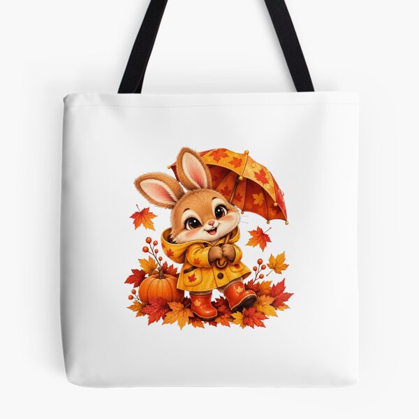 Item preview, Cute Autumn Bunny with Umbrella designed and sold by MySthore.