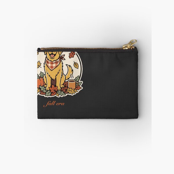 Item preview, Dog Mom Fall Era Golden Retriever in Autumn Leaves designed and sold by RetroThreadWorks.