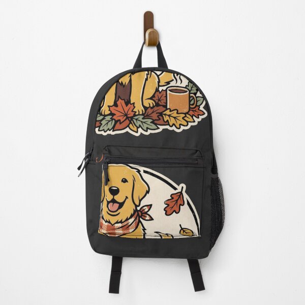 Item preview, Dog Mom Fall Era Golden Retriever in Autumn Leaves designed and sold by RetroThreadWorks.