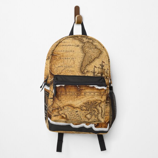 Item preview, Vintage Treasure Map Pirate Ship Compass designed and sold by MargaretPolanco.