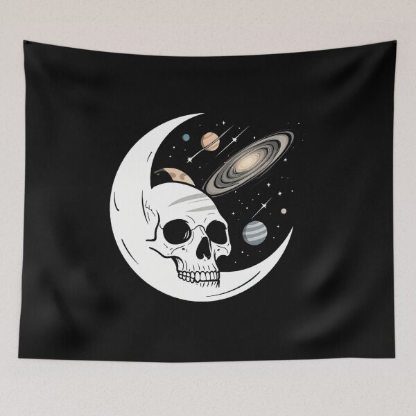 Item preview, Skull on the Moon designed and sold by MagelliShop.